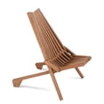 thumbnail image 5 of Acacia Wood Folding Chair, Natural Wood Color, Boho Chic Ergonomic Design, 400 lbs Weight Capacity, Foldable Portable Outdoor Chair for Balcony Patio Backyard Garden Lawn Porch, 5 of 12