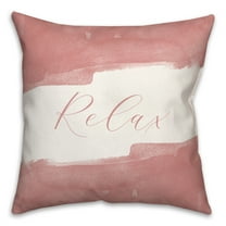 Creative Products Relax Watercolor Pink 20 x 20 Indoor / Outdoor Pillow