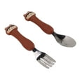 thumbnail image 1 of Juego de Utensilios para Niños Pequeños Tenedor de Cuchara de 6 Piezas Tenedores de Cucharas de Entrenamiento de Alimentación de Acero Inoxidable con Estuche de ViajeLindo de ANGGREK Otros, 1 of 8