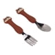 thumbnail image 1 of Juego de Utensilios para Niños Pequeños Tenedor de Cuchara de 6 Piezas Tenedores de Cucharas de Entrenamiento de Alimentación de Acero Inoxidable con Estuche de ViajeLindo de ANGGREK Otros, 1 of 8