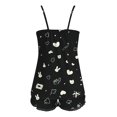 thumbnail image 5 of Hpapadks Pajama Sets for Women Valentine's Day V Neck Love Print Sleeveless Tank Tops Shorts Cozy Homewear Set Womens Pjs Sets Black L, 5 of 6