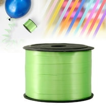 Thin Craft Ribbon Verdsylv 0.5Cm X 100-Yard Elegant Ribbon - Ultra-Thin Wedding & Craft Decoration Material, Versatile Wrapping for Balloons & Gift Presentations, Balloon Tying Ribbon, Green