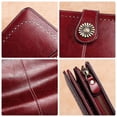 thumbnail image 5 of Portefeuille Grand en Cuir pour Femmes, Portefeuille en Cuir pour Femmes, Portefeuille Long, Portefeuille avec 27 Fentes pour Cartes et Protection Rfid, 5 of 5