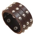 thumbnail image 1 of Hommes Bracelet Clouté Rivet Mode Poignet en Faux Cuir Bracelet Punk Bracelet, 1 of 10