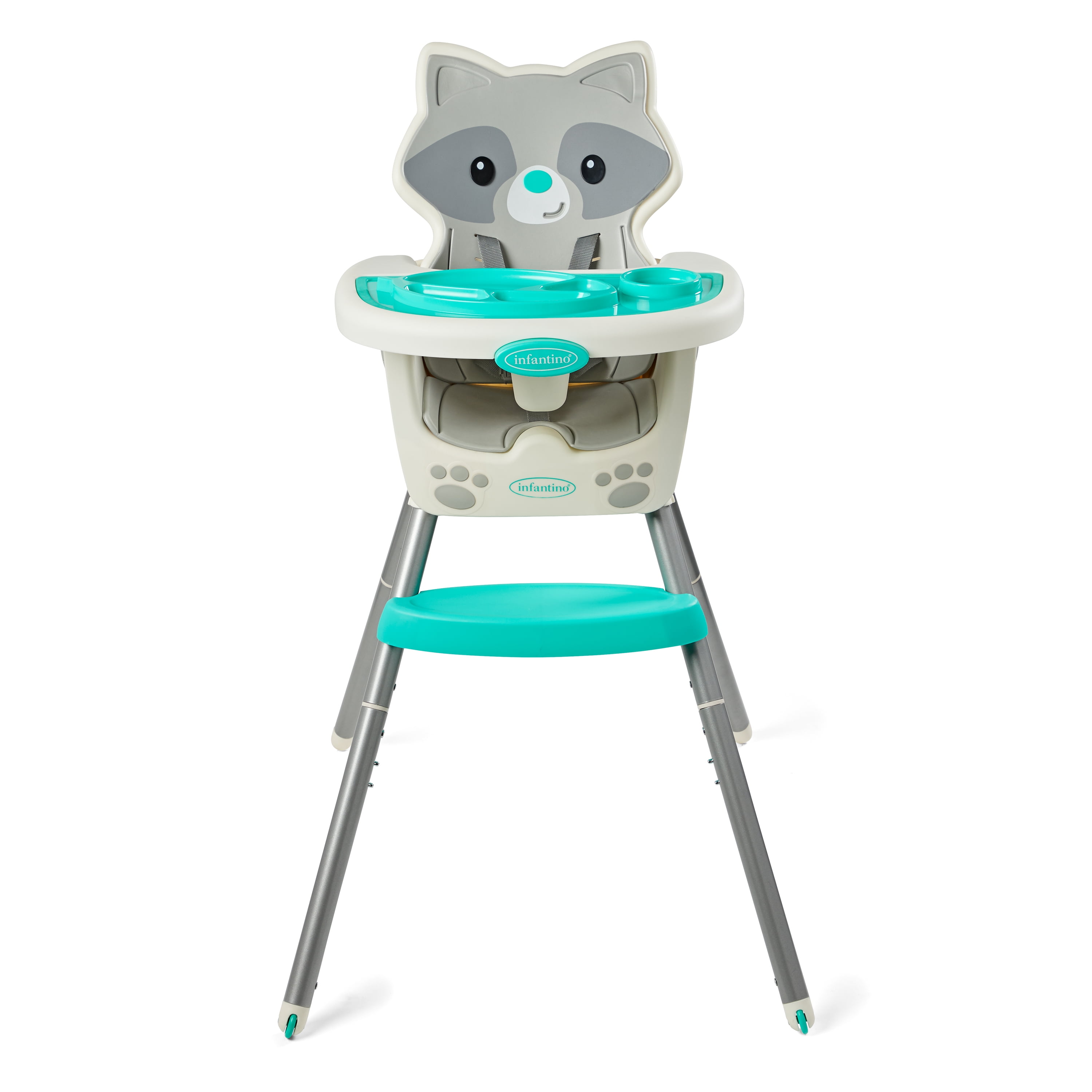 Infantino GrowWithMe 4in1 Convertible High Chair, Racoon