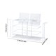 thumbnail image 3 of Xihbxyly Portacepillos de Pared, Estante de Hierro, Diseño Sin Perforaciones, Organizador de Baño Multifunción, Juego de Vasos para Cepillos de Dientes Que Ahorra Espacio, Fácil de Limpiar, 21,5 X 10, 3 of 6