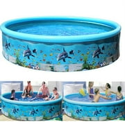 LELINTA Inflatable Pool, Children's Swimming Pool Blow Up Pool for Family Kids Backyard Foldable, Outdoor Lawn Water Toys, Inflatable Swimming Pool Kiddie Pools