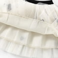 thumbnail image 5 of BLTIBY Girls Lace Tutu Skirt Elastic Waist Layered Tulle Bow Ballet Dance Skirts for Toddler Kids Children White 7-8 Years, 5 of 8