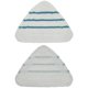 thumbnail image 4 of Lot de 2 tampons de rechange pour i vapeur, triangulaires, lavables, en microfibre, pour nettoyage des sols, accessoires, 4 of 4