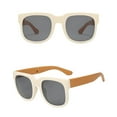 thumbnail image 2 of Frwgonr Polarized Kids Sunglasses for Girls Boys, Outdoor Beach Eyewear UV Protection for Children Beige, Size 4T-8, 2 of 4