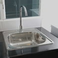 thumbnail image 2 of Transolid K-Stsb15156-1 Select 15" Drop In Single Basin Stainless Steel Kitchen Sink -, 2 of 6