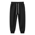 thumbnail image 3 of OGLCCG Kids Boys Sweatpants Fleece Drawstring Workout Athletic Jogger Pants with Side Pockets Cuff Bottom Active Pants Size 11, 3 of 6