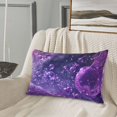 thumbnail image 5 of Sikiie Purple Bubble Abstract Art Print Plush Pillow Cover, Wrinkle-proof and Stain-resistant Pillow Protector without Pillow Core, Home Decoration-16"x24", 5 of 6