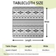 thumbnail image 2 of Vibrant floral elastic table cover with elastic edges, perfect for 34 inch card tables and patio settings, 2 of 6