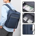 thumbnail image 4 of Hvmvliv Backpack with USB Charging Port Laptop Backpack Large-Capacity Sackpack for Man Women Outdoor Business Knapsack Storage 15.6 Inch Laptop Blue, 4 of 7