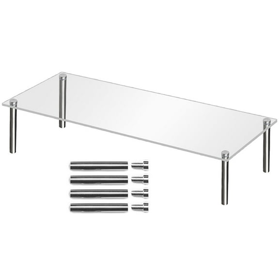 PAMINGONO 1Set Transparent Cake Stand with High Base for Wedding Party Dessert Display