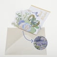 thumbnail image 2 of Unique Bargains Pops Up Bouquet Card 3D Greeting Cards with Envelope Blue, 2 of 7