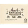 thumbnail image 2 of Ernst Stern 24x18 Black Ornate Framed Double Matted Museum Art Print Titled: Food Table and Candlestick (1912), 2 of 5