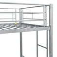 thumbnail image 5 of Twin over Twin Metal Bunk Bed Silver, 5 of 7