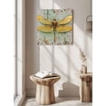 thumbnail image 6 of Wall Art Prints, Vintage Dragonfly Framed Canvas Prints for Bedroom Living Room Bathroom Office, Retro Abstract Oil Painting Gallery Wrap Wall Art Poster for Gifts Home Decor 24"x24", 6 of 9