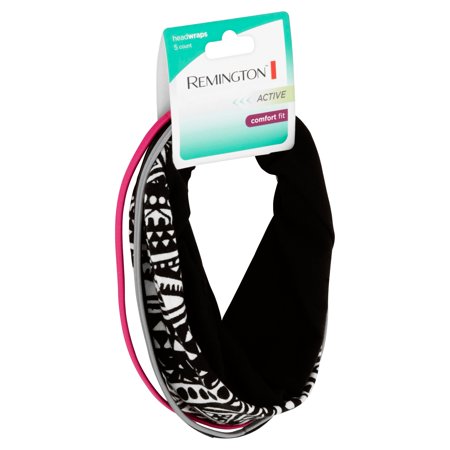 Remington Active Comfort Fit Headwraps, 5 count