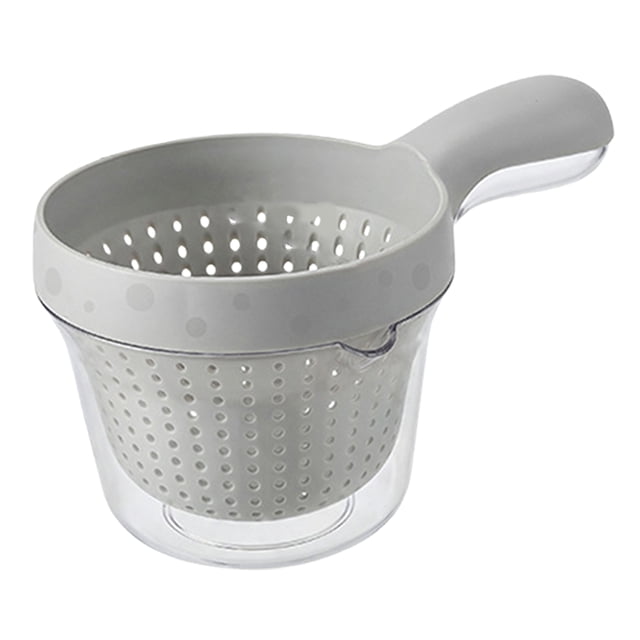 The Kitchen Double Layer Draining With Handle Double Layer Cleaning Bowl Suitable For Vegetables Berries Tomatoes Grapes