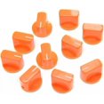 thumbnail image 1 of LAICAIW 10pcs Guitar AMP Effect Pedal Knobs Pointer Knob with Set Screw Orange, 1 of 2