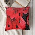 thumbnail image 3 of SHANXI Throw Pillow Covers Case Red Decorative Outdoor Home Sofa Decor 12x12in, 3 of 5