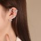 thumbnail image 3 of Pendientes de mariposa, pendientes de mariposa de circón de moda, sin perforación, clip de oreja, pendientes de diamantes de imitación, apariencia llamativa, 3 of 8