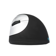 R-Go Tools Wireless Vertical Ergonomic Mouse, Left-Handed, Black/Silver