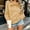 Khaki, variant on Qulqfy Hoodies for Women Fleece Soft Winter Fall Casual Purple Hooded Ruffle Long Sleeve Bow Pullover Sweatshirt M