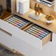 thumbnail image 4 of Pack of 2 Foldable Non-Woven Drawer Organizer for Underwear, Bras, Socks Compartment Storage Box Space Saving, Socks Storage, 4 of 5