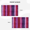 thumbnail image 4 of Linen Placemat With 18×12in Double Stitching Is Effectively Insulated And Foldable For Family Hotel Picnic Trips Mediumvioletred Stripe_4 Four Pieces, 4 of 8