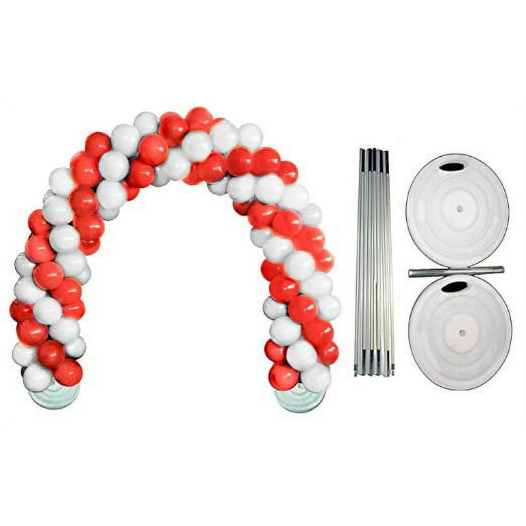 PMU DIY Professional Balloon Arch Deluxe Kit (Black, Red and Silver) Balloon  Garland for Party Decoration, Decoration Kit for Birthday Party, Wedding,  Graduation, Baby Shower (41689-61646) Pkg/1 