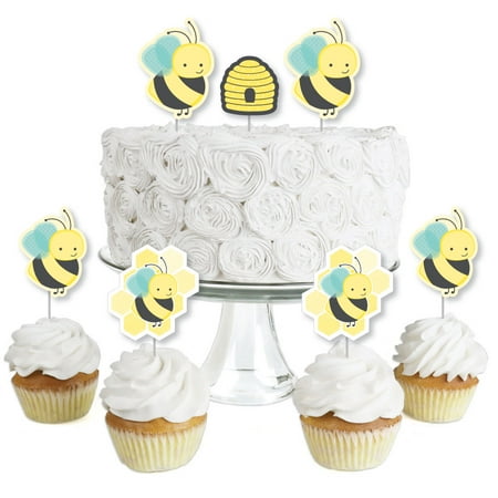 Honey Bee Dessert Cupcake Toppers Baby Shower Or Birthday