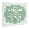 thumbnail image 3 of Stupell Industries Memorable Days Laundry Phrase Canvas Wall Art design by Lettered and Lined, 30 x 40, 3 of 7