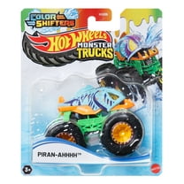 Hot Wheels Monster Trucks 1:64 Color Shifters, 1 Toy Truck Changes Colors in Water (Styles May Vary)