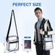 thumbnail image 3 of Bolso bandolera transparente Greenpine aprobado por el estadio NFL unisex, 3 of 5