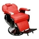 thumbnail image 2 of Sillón de Barbería Nanofort Silla barbero Estetica Rudo Rojo, 2 of 2