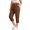 Brown, variant on Plus Size Capri Pants for Women High Waisted Split Casual Lounge Pants With Pockets Summer Lightweight Cropped Pants