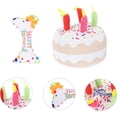 thumbnail image 2 of 2 piezas de juguetes para morder y masticar, adorable pastel para cachorros, juguete para cachorros, divertidos masticadores para gatos, suministros de dibujos animados para gatos, entrenamiento Molar ER, 2 of 5