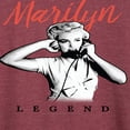 thumbnail image 3 of Marilyn Monroe - Legend - Women's Lightweight French Terry Long Sleeve Shirt, 3 of 5