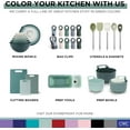 thumbnail image 4 of COOK WITH COLOR Mixing Bowls Set 4-pcs, Non-Slip Mixing Bowls with Pour Spouts & Handles, Sage, 4 of 8
