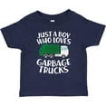 thumbnail image 3 of Inktastic Just a Boy Who Loves Garbage Trucks Boys Toddler T-Shirt, 3 of 5