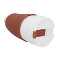 thumbnail image 3 of Tasse en Forme de Corne de Chèvre 230ml Tasse à Café Isolée avec Doublure en Acier Inoxydable pour Maison Bureau Blanc, 3 of 14