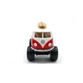 thumbnail image 5 of 5 1962 VW Bus with Decal, Surfboard & Monster Wheels Diecast Model Toy Car, but NO Box, VW Bus Red, Size: 5, Fun Stuff, 5 of 6