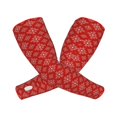 thumbnail image 1 of Balery Red White Snowflakes Mangas Refrescantes para Brazos para Hombre y Mujer – Transpirables y Absorbentes de Humedad para Mujeres, Hombres y Niños, 1 of 7
