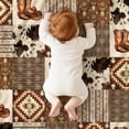thumbnail image 4 of Manta para bebé Locobird Western Cowboy 76 x 102 cm Soft Minky, 4 of 8