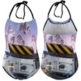 thumbnail image 6 of Ghostbusters Stay Puft Children's One-piece Swimwear Halterneck Swimsuit Summer Beach Girl's Bathing Suits Breathable Beachwear, 6 of 7