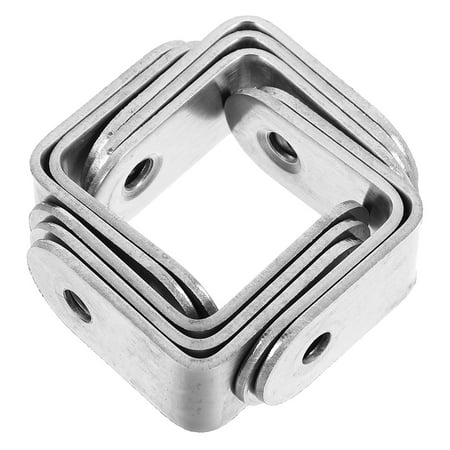 FOMIYES 10-Pack Heavy Duty Furniture Corner Brackets for Shelves Strong Shelf Support Brackets for Home and Office Use